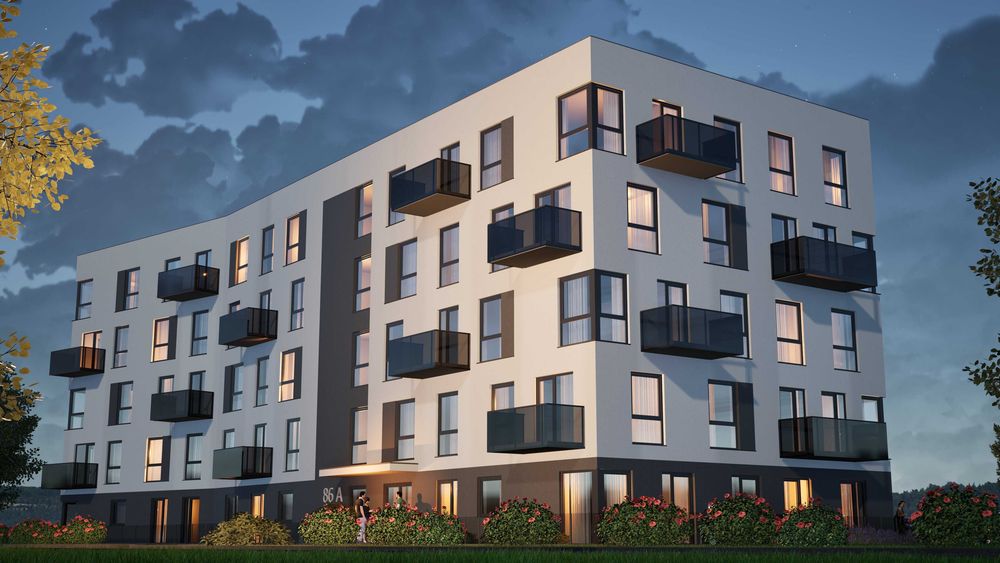 2-pokojowe mieszkanie 31,44 m² APARTAMENTY RÓŻA