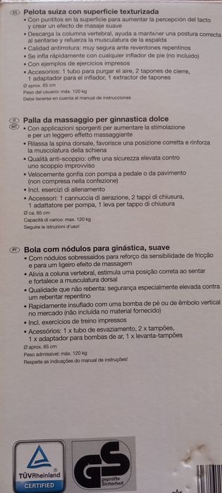 Bola de ginástica Crivit432945310079406082