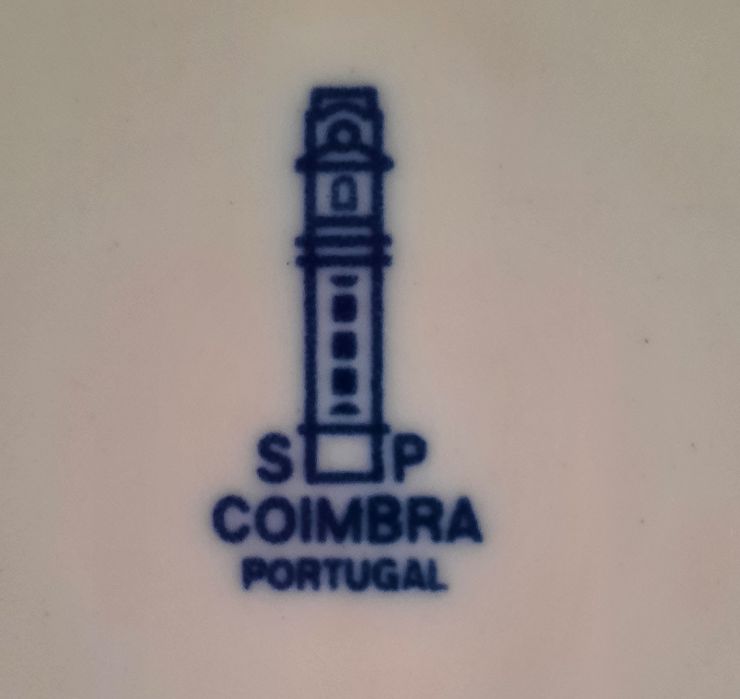 Pratos antigos vintage da SP Coimbra