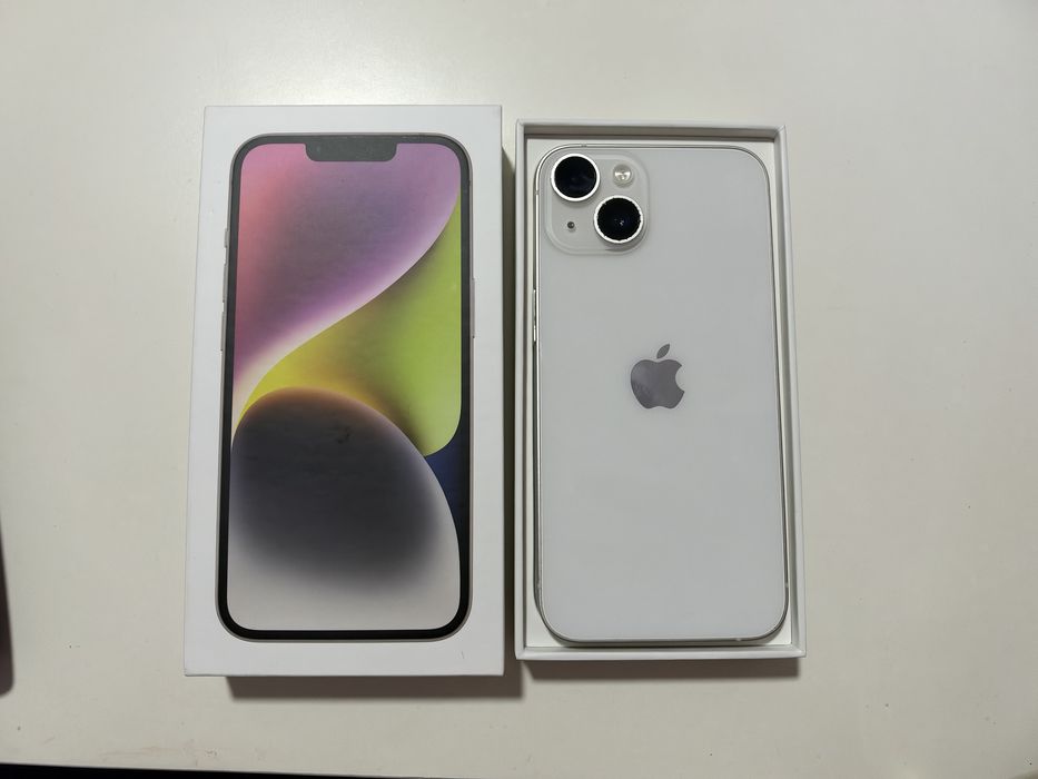 iPhone 14 128GB Branco/Luz das Estrelas - Muito bom estado