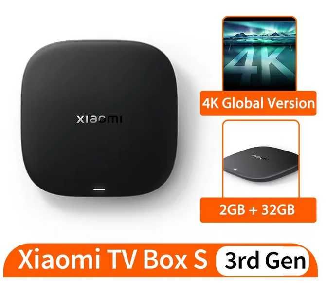 Новінка 2026!!!Xiaomi Mi TV Box S3rd Gen2/32Gb Global+iptv пакет