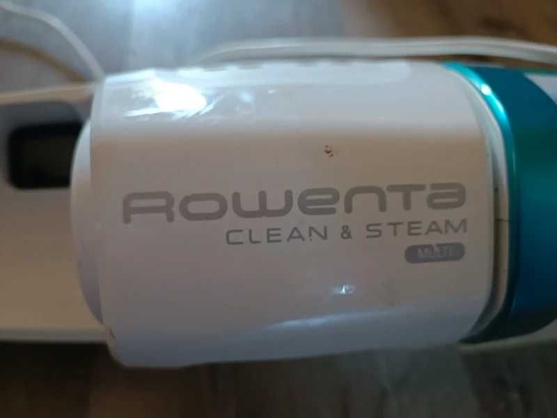 Aspirador vertical multifunções Rowenta RY8534WH Clean & Steam. Aspira e lava a vapor
