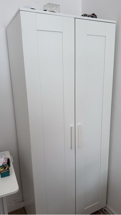 Roupeiro 2 portas branco Brimnes Ikea