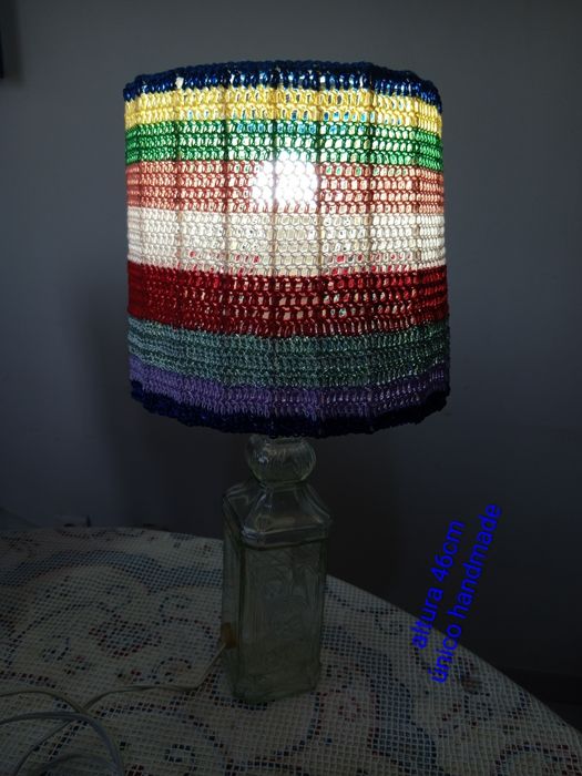 Candeeiro de mesa, handmade único