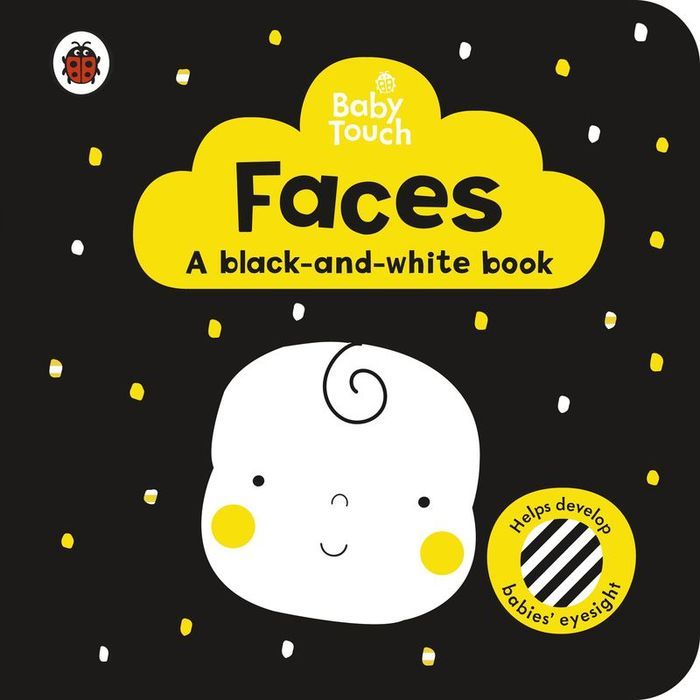 Baby Touch. Faces: A Black-And White-Book Wer. Angielska  Opracowanie Zbiorowe