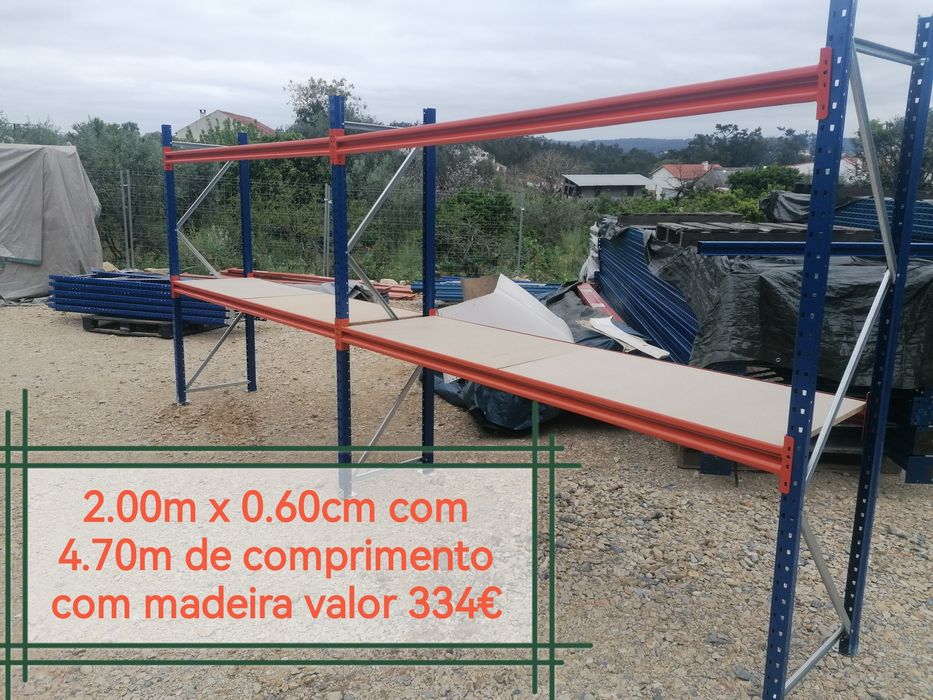 Estantes de armazém, parteleiras industriais, picking