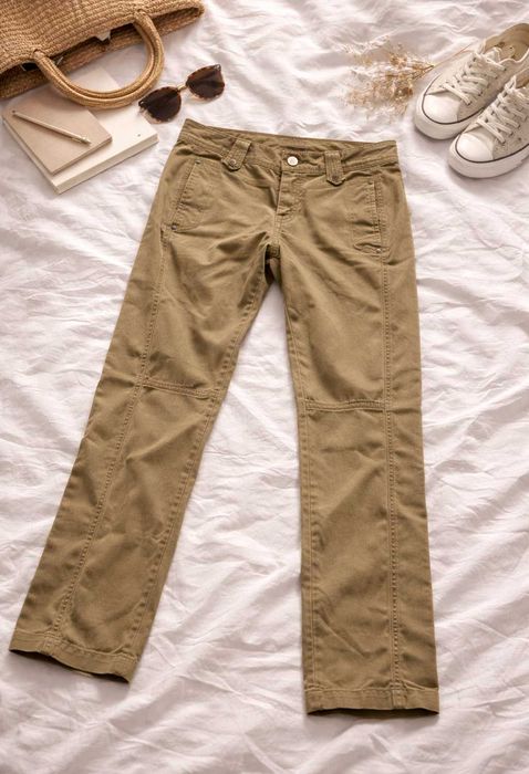 Spodnie damskie beżowe| utility | casual