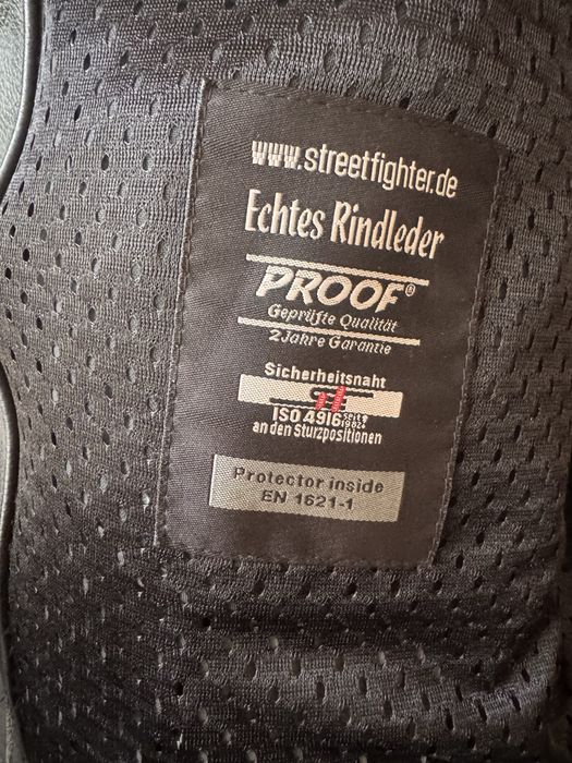 шкіряний мото костюм