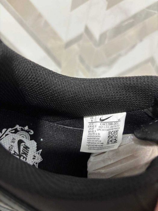 Nike Air Force 1 Low Black / Чорні Найк АірФорс