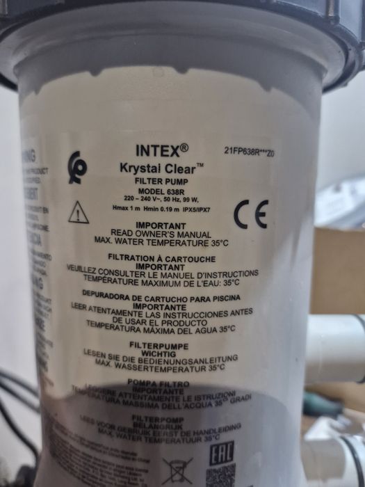 Pompa intex do basenu 638R