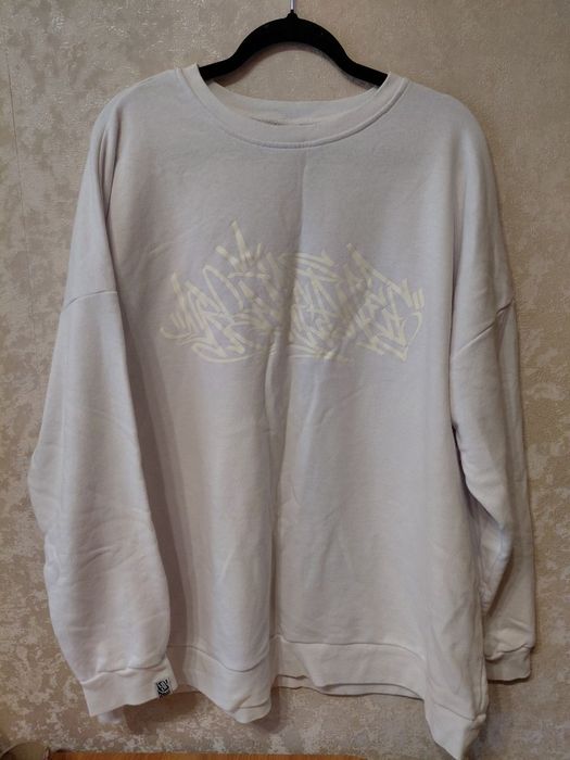 Світшот Urban Planet Streetwear XXXL молочний оверсайз