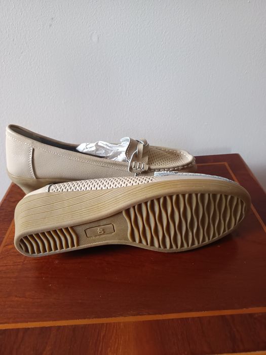 Buty skórzane damskie 40