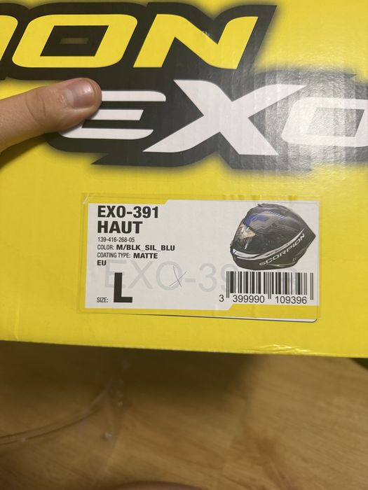 Kask Scorpion EXO-391 haut niebieski L