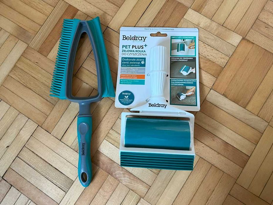 Beldray Pet plus żelowa rolka do czyszczenia + szczotka gratis