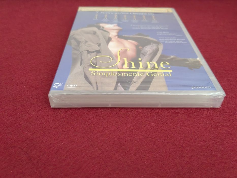 Filme DVD "Shine - Simplesmente Genial" novo e selado