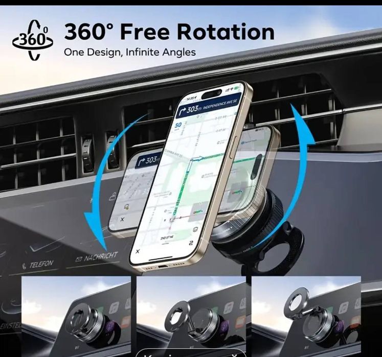 Магнітний тримач для телефону