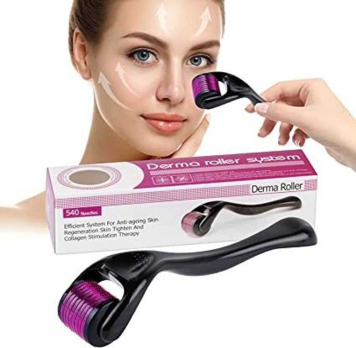Дермаролер Derma Roller 540 голок — мікронідлінг, мезоролер 0,25–2 мм