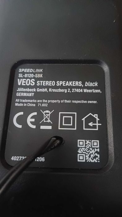 Głośniki SPEEDLINK Veos SL-8120-SBK