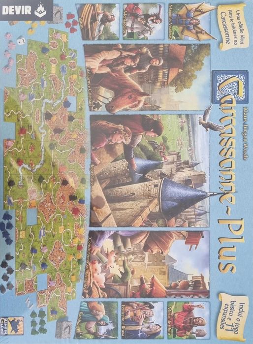 Carcassonne Plus- Pacote com 11 expansões
