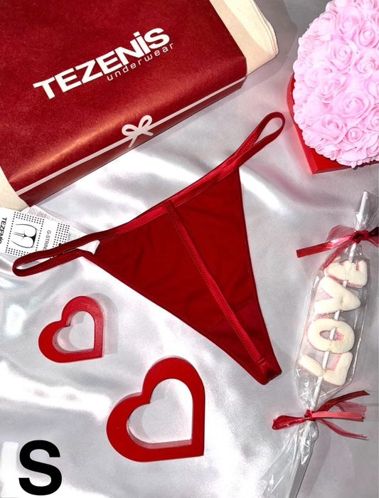 Tezenis s/36 nowe (z metką) majtki stringi stras z wysokim stanem