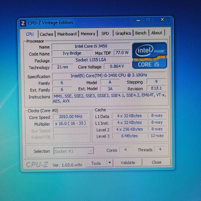 Sprawny komputer: Intel i5-3450 4x3,1GHz/RAM8/SSD120+HDD1000