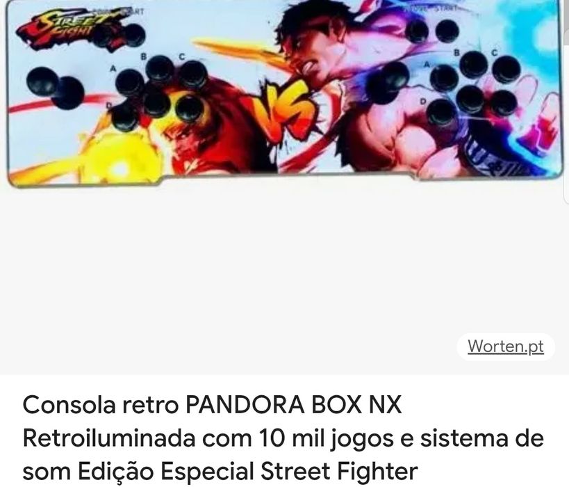 Consola com jogos