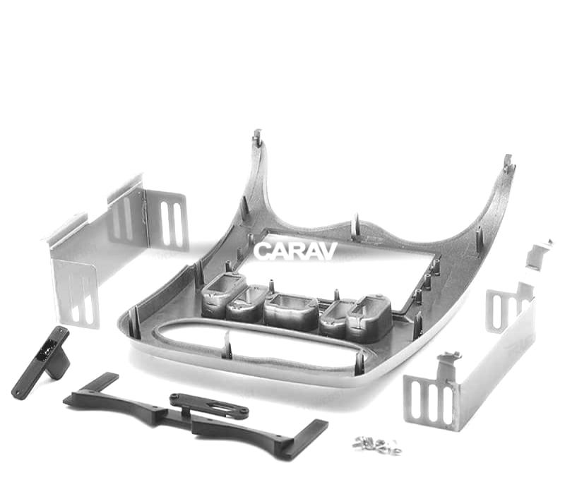 MOLDURA ADAPTADOR GRIS PARA RADIO 2-DIN PARA RENAULT DACIA LOGAN SANDERO DUSTER NISSAN NP200