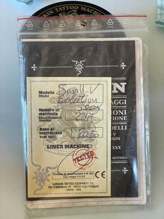 Máquina de Tatuagem Sunskin Original - Pouquíssimo Uso
