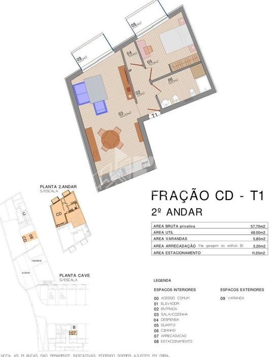 Apartamento T1 Centro De Ovar