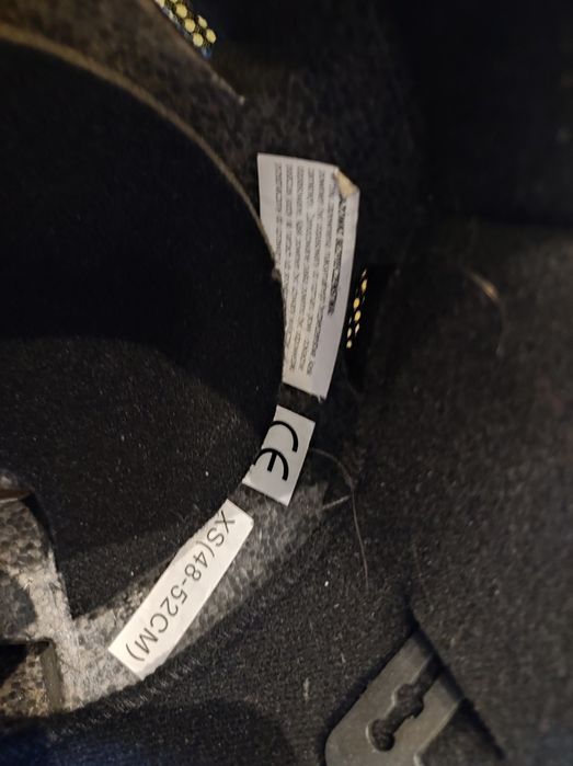 Kask narciarski biały xs 48-52 z regulacją
