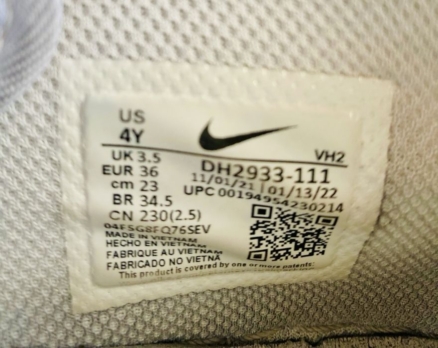 Tenis bota nike air 36