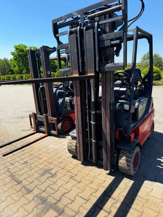 wózek widłowy elektryczny LINDE 20P Triplex 4.70m przesuw pozycjoner wideł