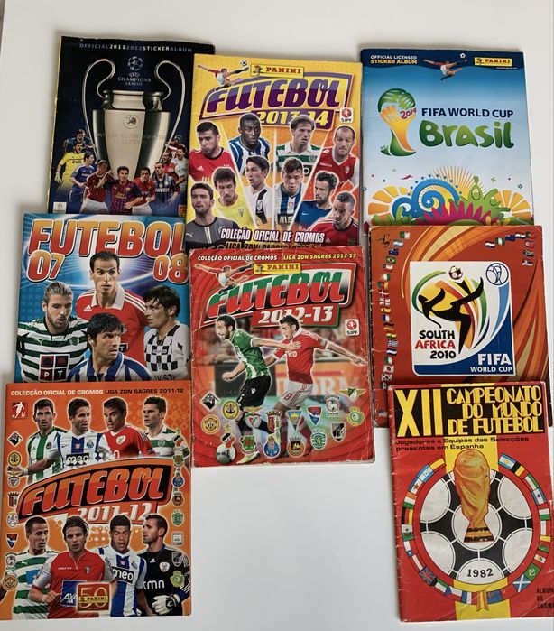 Cadernetas 1 liga Europeus Mundias