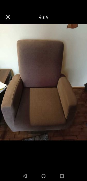 Kanapa rozkładana i fotele