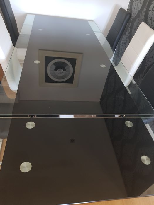 Mesa Jantar Extensível + 6 Cadeiras