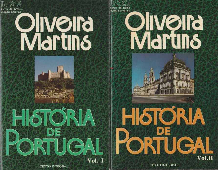 História de Portugal (2 Volumes) - Oliveira Martins