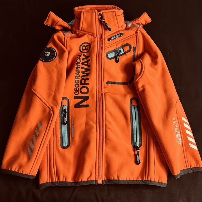 Casaco Norway Geographical Criança 8 Anos | Softshell Laranja