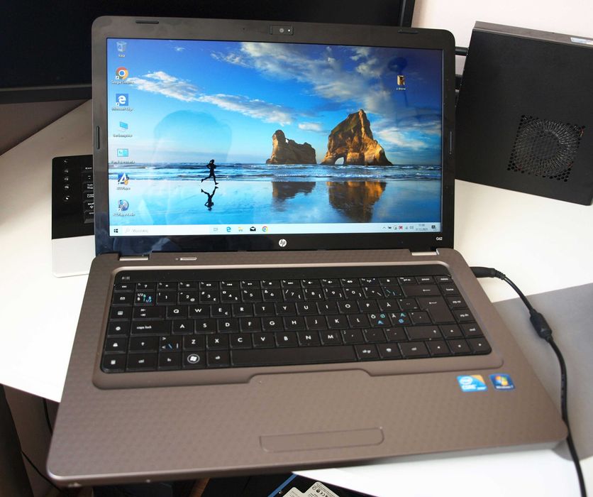 Sprawny laptop HP G62 i5 2,5GHz, 4GB ram/256GB SSD Win10 P-ń