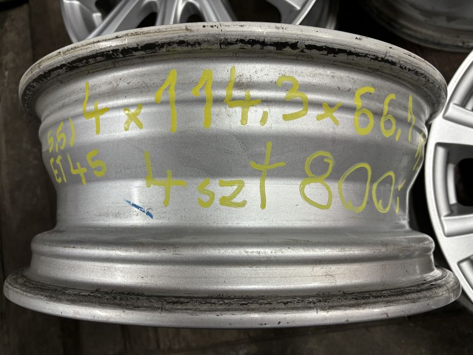 Bardzo ładne Nissan 4x114,3x66,1  15" - montaż, gwarancja i faktura