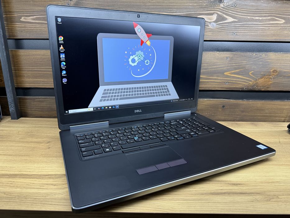 Dell Precision 7720 P5000 16GB 17,3"IPS i7-7820HQ/32GB/512Gb M2/29%