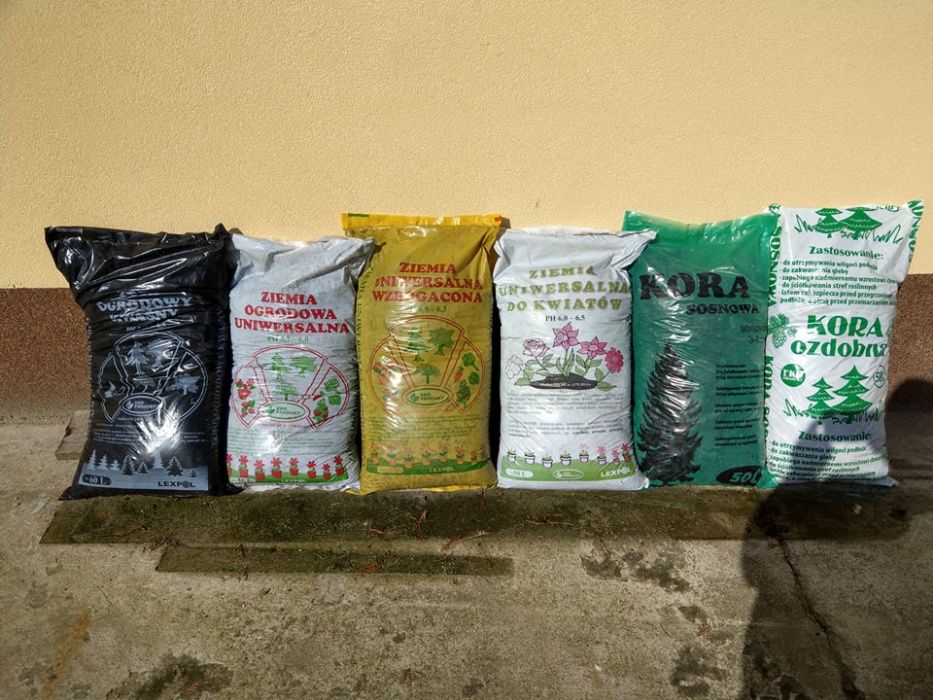 Kora sosnowa żwir ozdobny układanie kostki brukowej