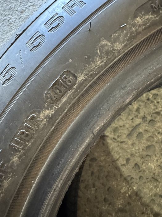 Шини DUNLOP 205/55R16 Резина Колеса 2018р 7.4mm два 7.1mm