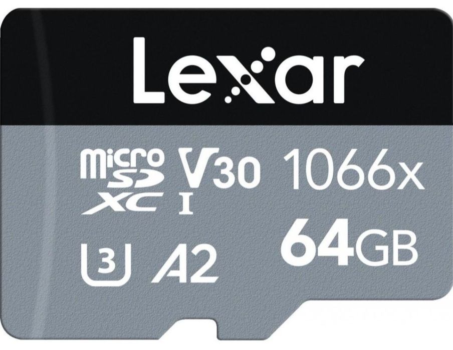 Lexar Professional 1066x Silver 64GB (Original DJI Kit). 5 ШТ.
