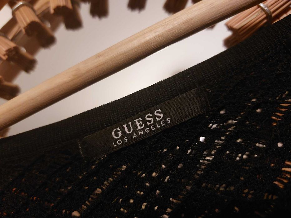 NOWA Sukienka Guess r. 38 M mała czarna koronkowa