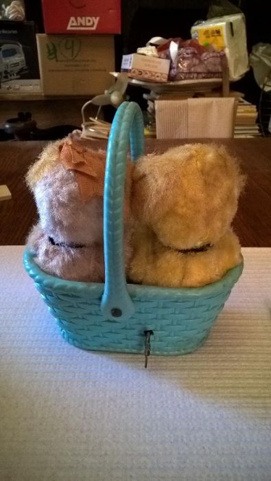 Brinquedo com corda cesto com cães64751450357121122