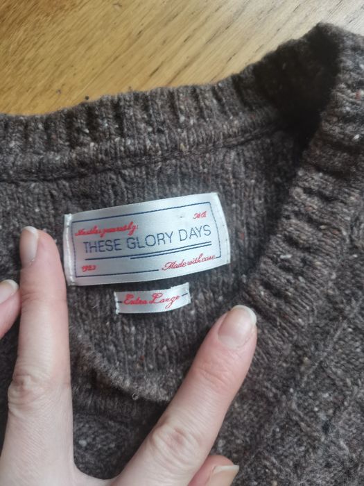 These glory day wełniany sweter M L