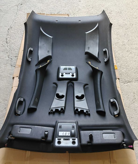 Forro teto/cúpula preta e acessórios pack M BMW Serie 1 E87