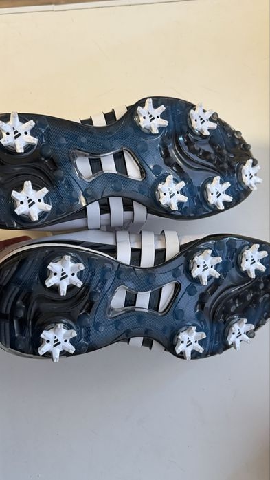 Кроссовки ботинки для гольфа с шипами adidas 26см
