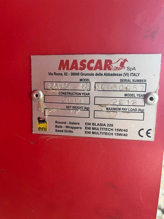 В продажі сівалка Mascar Maxi 2018