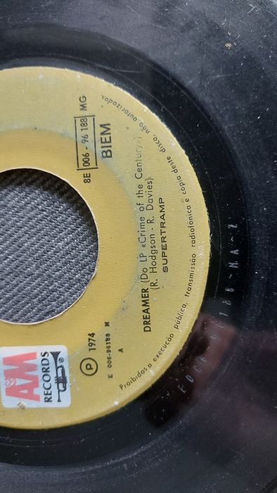 Singles em Vinil antigos